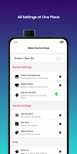 Slide Control Hub screenshot