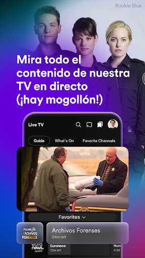 Captura de pantalla de Plex: TV en vivo, pelis y más