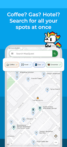 Captura de pantalla de MapQuest: Get Directions