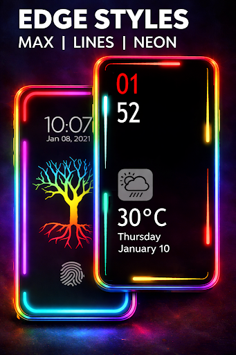 Captura de pantalla de EDGE Lighting -LED Borderlight