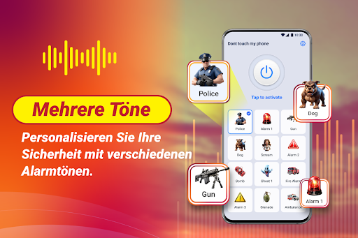 Anti-Diebstahl-Telefonalarm Screenshot