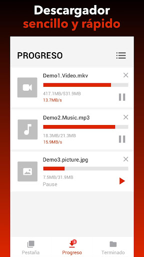 Captura de pantalla de Descargador de vídeos