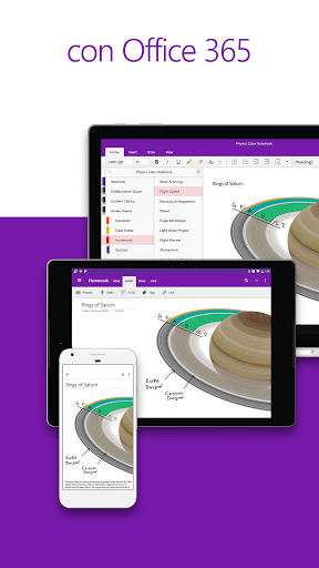 Captura de pantalla de Microsoft OneNote: Save Notes