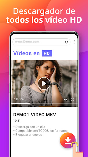 Captura de pantalla de Descargador