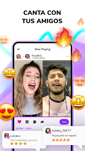 Captura de pantalla de Smule: Canta Karaoke y Graba