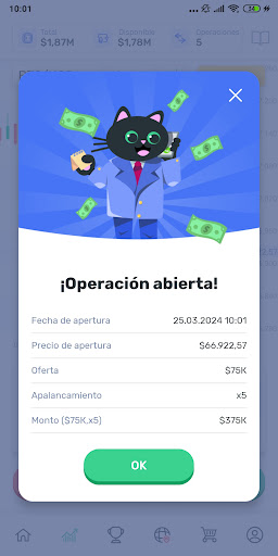 Captura de pantalla de Cryptomania Simulador