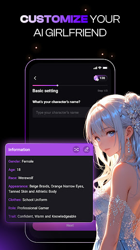 Captura de pantalla de Weifu AI - IA Novia Virtual IA