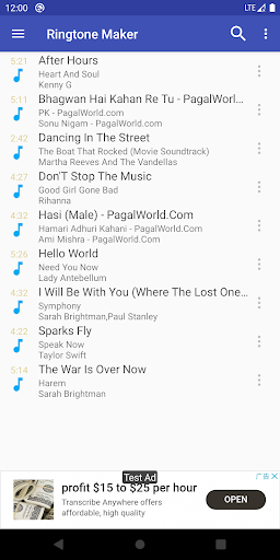 Captura de pantalla de Ringtone Maker:crea tono