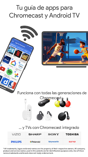 Captura de pantalla de Apps para Chromecast
