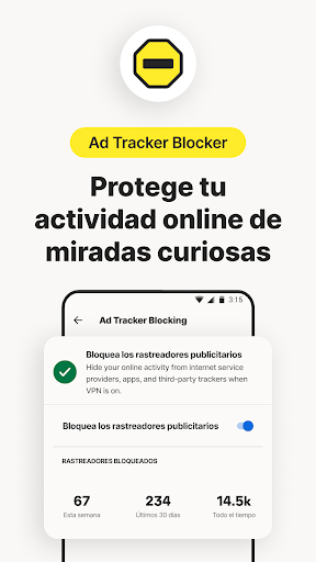 Captura de pantalla de Norton VPN: Secure Wi-Fi Proxy