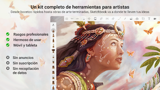 Captura de pantalla de Sketchbook