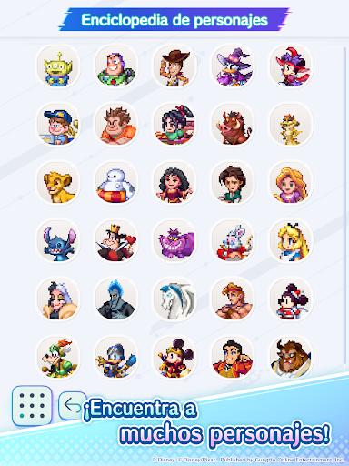 Captura de pantalla de Disney Pixel RPG