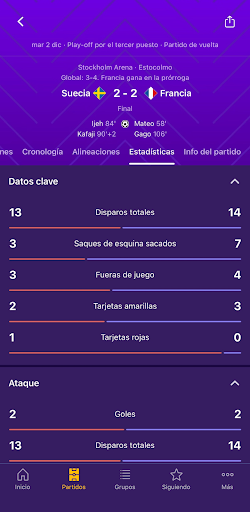 Captura de pantalla de UEFA EURO y Nations League