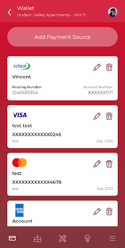 Resident Portal Screenshot
