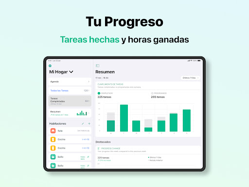 Captura de pantalla de Tareas del Hogar en Familia