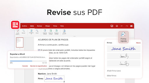 Captura de pantalla de MobiOffice: Word, Sheets, PDF