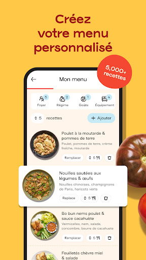 Jow - Recettes et courses Screenshot