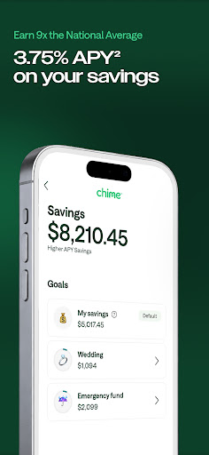 Captura de pantalla de Chime® – Fee-Free Banking