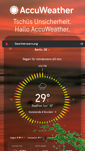 AccuWeather: Wetterradar Screenshot