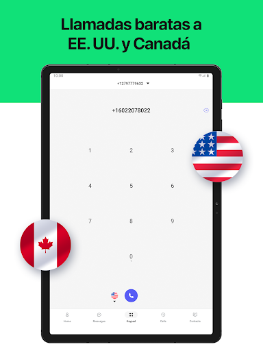 Captura de pantalla de Segundo número de teléfono