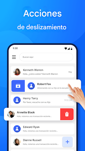 Captura de pantalla de Aplicación de mensajería SMS