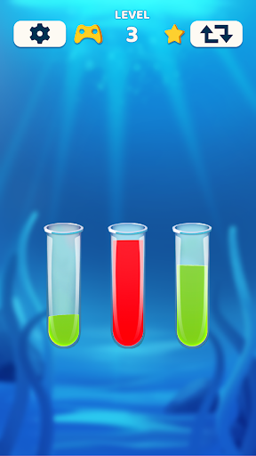 Captura de pantalla de Water Sorter