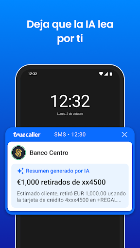Captura de pantalla de Truecaller: Anti llamadas spam