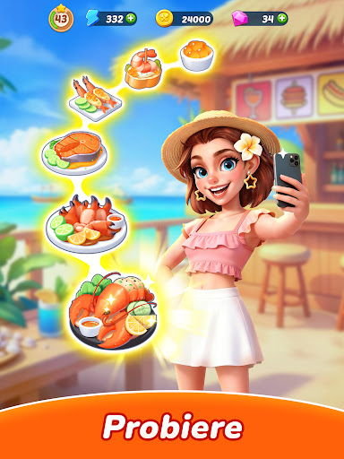 Tasty Travels: Merge Game Screenshot
