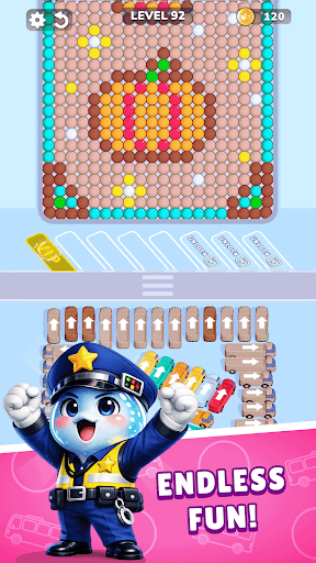 Captura de pantalla de Bubble Bus: Parking Jam Puzzle