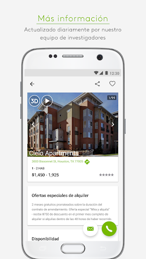 Captura de pantalla de Apartamentos.com | Alquileres
