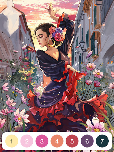 Captura de pantalla de Pintar Por Números Colorear