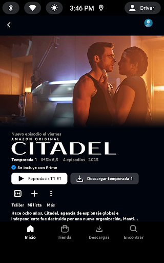 Captura de pantalla de Prime Video