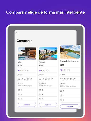 Captura de pantalla de Alquiler vacacional - HomeToGo