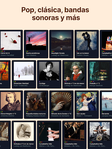 Captura de pantalla de flowkey: Aprende piano