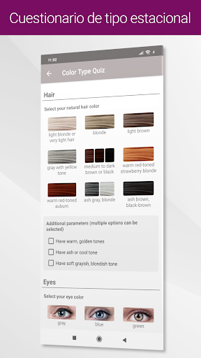 Captura de pantalla de Show My Colors: Color Palettes