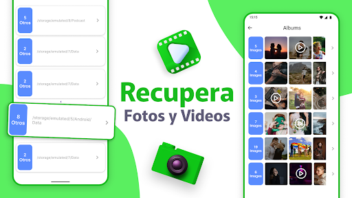 Captura de pantalla de Recuperar Fotos Borradas