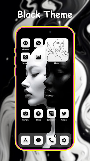 Captura de pantalla de BeautyTheme: Iconos y Widgets