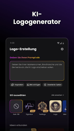 Arvin® - KI-Logo-Ersteller Screenshot