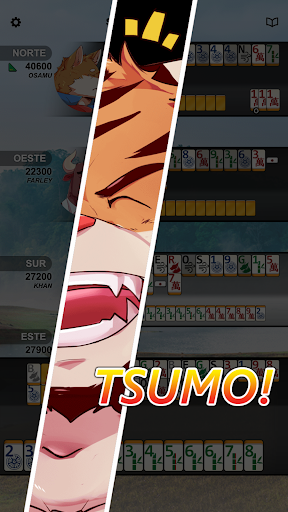 Captura de pantalla de Kemono Mahjong
