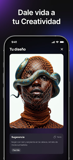 Captura de pantalla de Hexa AI: Logo & Arte Generador