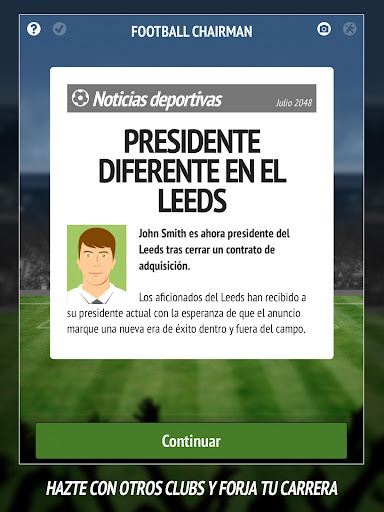 Captura de pantalla de Football Chairman Pro