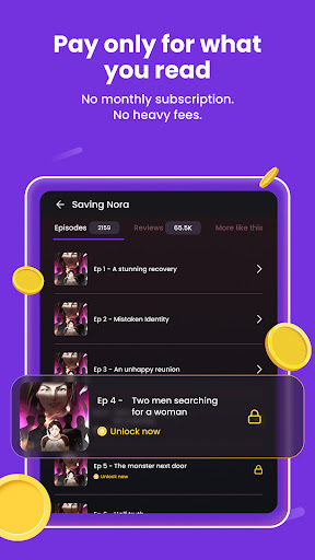 Captura de pantalla de Pocket Toons: Comics & Webtoon