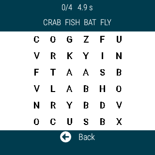 Captura de pantalla de Sopa Letras Wear Premium