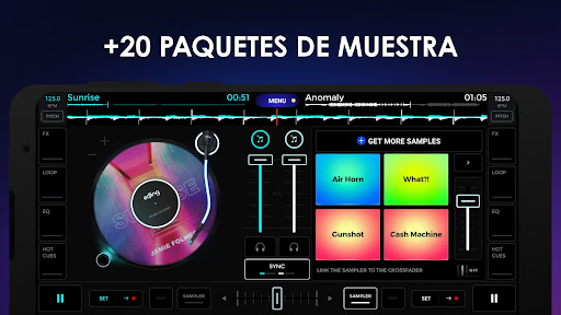Captura de pantalla de edjing Mix Mezclador Música DJ