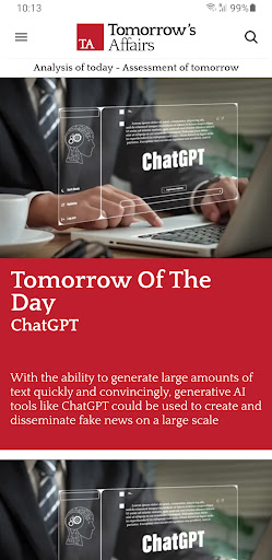 Captura de pantalla de Tomorrow's Affairs