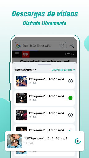 Captura de pantalla de Fly Browser - Private & Fast