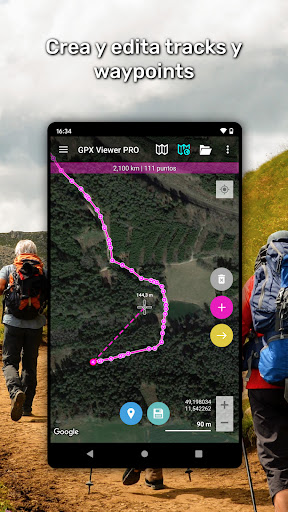 Captura de pantalla de GPX Viewer PRO: caminar y bici