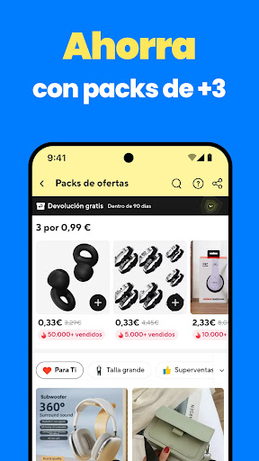 Captura de pantalla de AliExpress: compras online