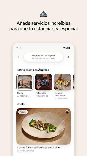 Captura de pantalla de Airbnb