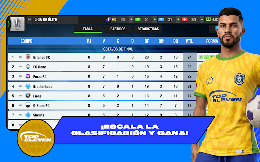 Captura de pantalla de Top Eleven: Manager de Fútbol